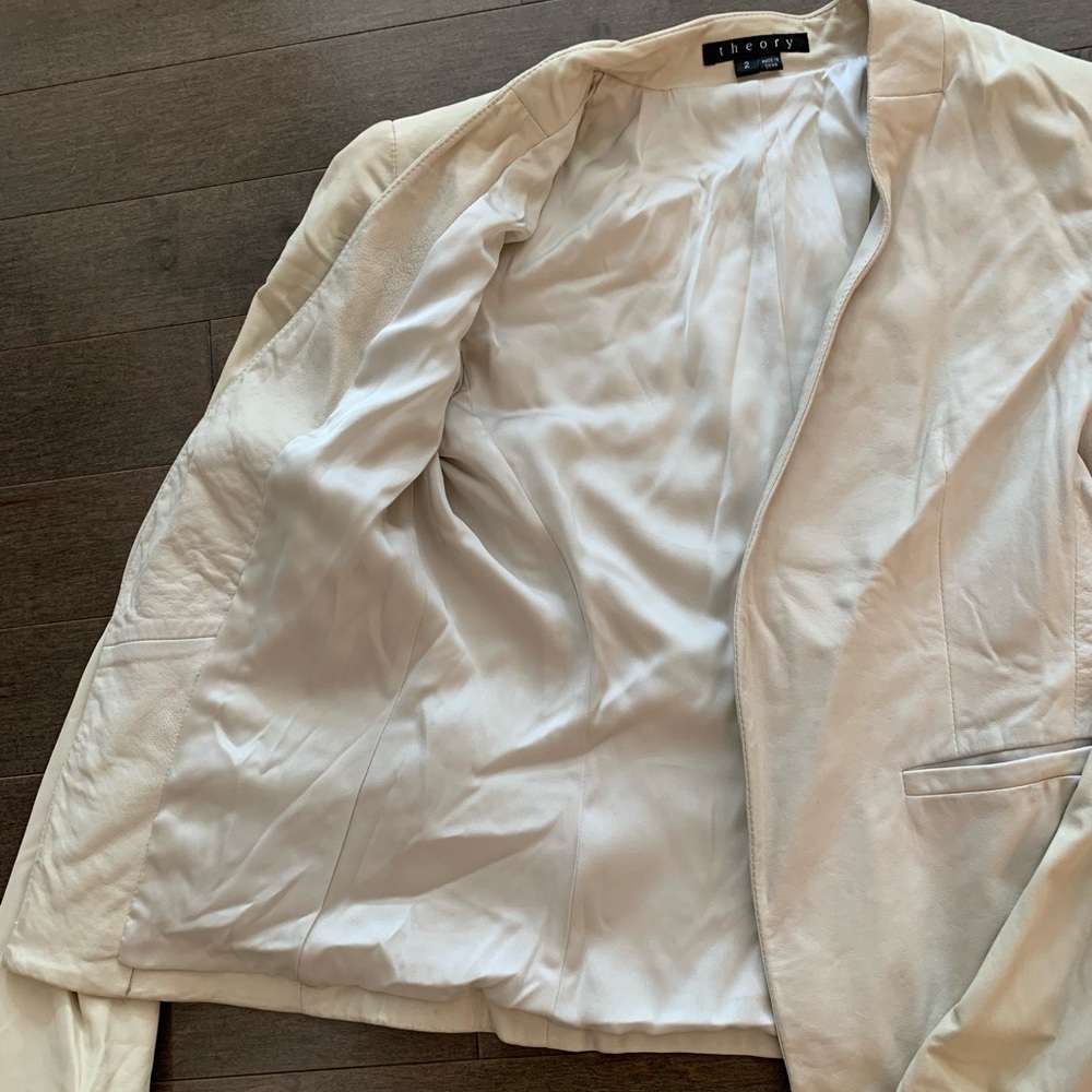 Leather Blazer Jacket - image 2